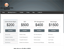 Tablet Screenshot of dallasmarketingservices.com